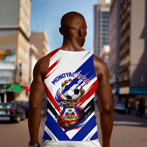 Haiti World Football Mondyal 2026 Men Tank Top Pride Ayiti Caribbean Culture Patriotic Crest