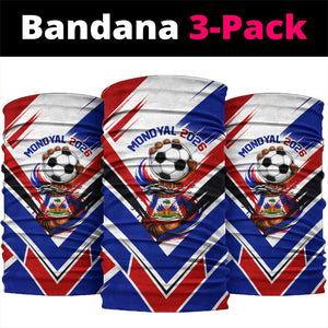 Haiti World Football Mondyal 2026 Neck Gaiter Pride Ayiti Caribbean Culture Patriotic Crest