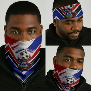 Haiti World Football Mondyal 2026 Neck Gaiter Pride Ayiti Caribbean Culture Patriotic Crest