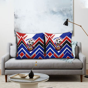 Haiti World Football Mondyal 2026 Pillow Cover Pride Ayiti Caribbean Culture Patriotic Crest