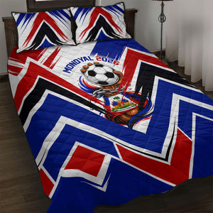 Haiti World Football Mondyal 2026 Quilt Bed Set Pride Ayiti Caribbean Culture Patriotic Crest