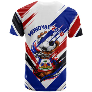 Haiti World Football Mondyal 2026 T shirt Pride Ayiti Caribbean Culture Patriotic Crest