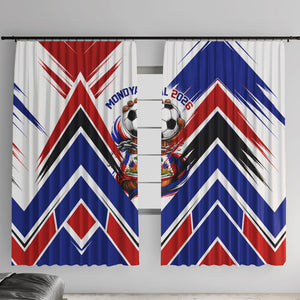 Haiti World Football Mondyal 2026 Window Curtain Pride Ayiti Caribbean Culture Patriotic Crest