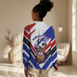 Haiti World Football Mondyal 2026 Women Casual Shirt Pride Ayiti Caribbean Culture Patriotic Crest