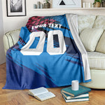 Personalized Antigua And Barbuda Cricket Blanket Falcons Mascot Sport Style