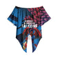 Personalized Antigua And Barbuda Cricket Off Shoulder Wrap Waist Top Falcons Mascot Sport Style