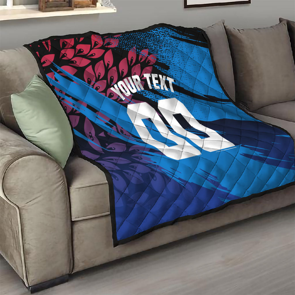 Personalized Antigua And Barbuda Cricket Quilt Falcons Mascot Sport Style