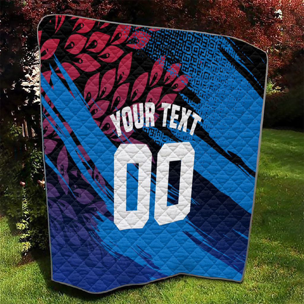 Personalized Antigua And Barbuda Cricket Quilt Falcons Mascot Sport Style