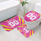 Personalized Barbados Tridents Bathroom Set Cricket Mascot Dynamic Anime Art