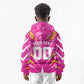 Personalized Barbados Tridents Kid Hoodie Cricket Mascot Dynamic Anime Art