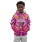 Personalized Barbados Tridents Kid Hoodie Cricket Mascot Dynamic Anime Art
