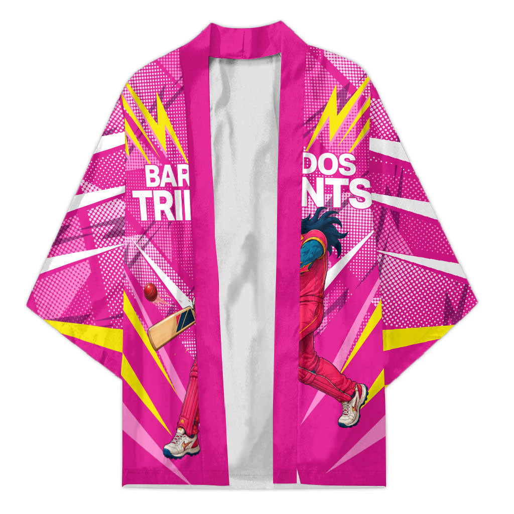 Personalized Barbados Tridents Kimono Cricket Mascot Dynamic Anime Art