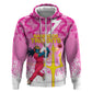 Personalized Barbados Tridents Cricket Hoodie Trident Graphic Splash Pattern Caribbean Sport