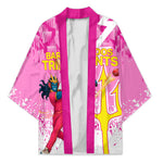 Personalized Barbados Tridents Cricket Kimono Trident Graphic Splash Pattern Caribbean Sport