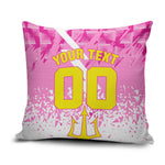 Personalized Barbados Tridents Cricket Pillow Cover Trident Graphic Splash Pattern Caribbean Sport