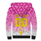 Personalized Barbados Tridents Cricket Sherpa Hoodie Trident Graphic Splash Pattern Caribbean Sport