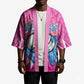 Personalized Barbados Cricket Tridents Kimono Graphic Geometric Dynamic Sports Mascot