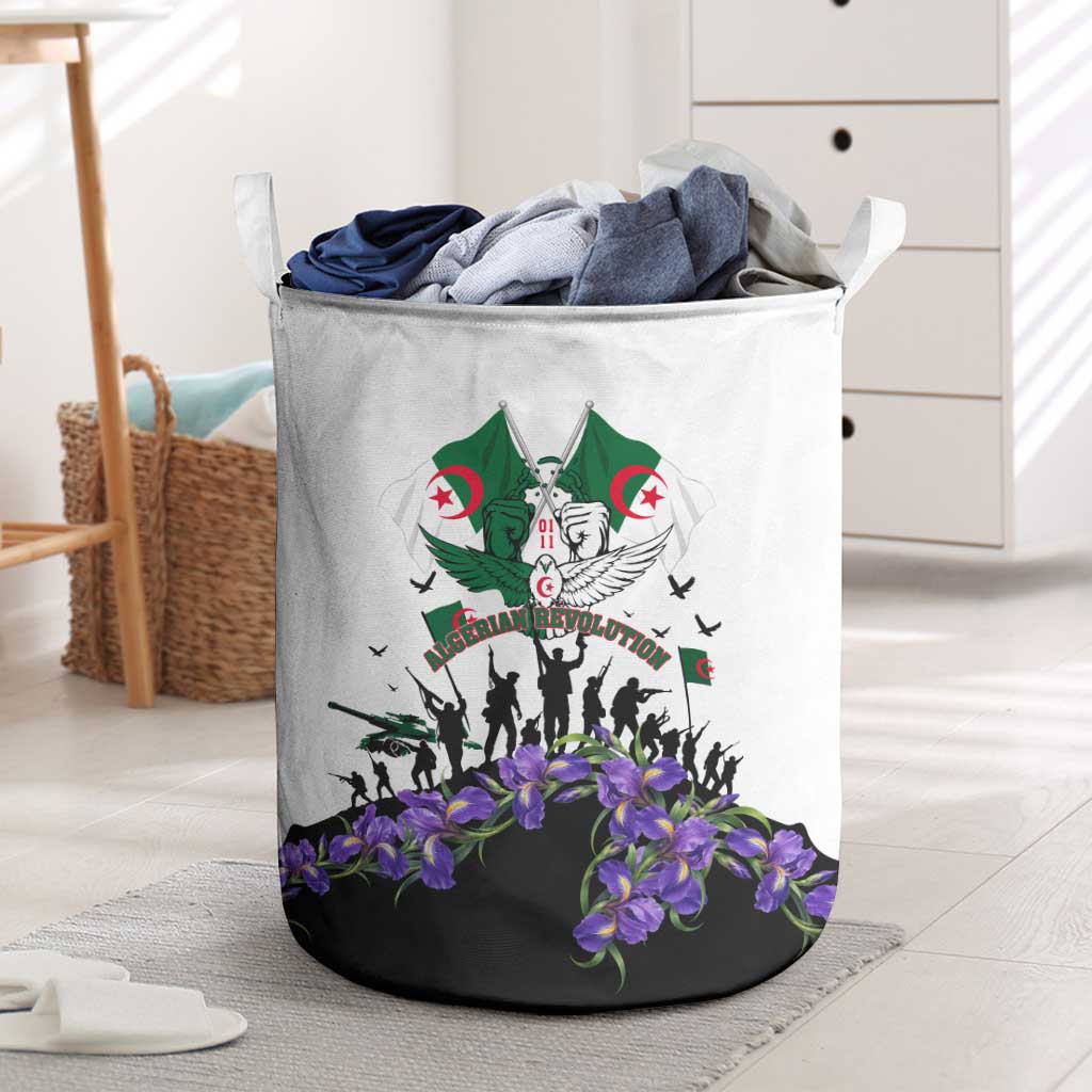 Algeria Revolution Day Laundry Basket Algerian Flag Patriot - Glorious Martyrs