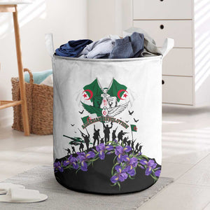 Algeria Revolution Day Laundry Basket Algerian Flag Patriot - Glorious Martyrs