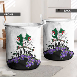 Algeria Revolution Day Laundry Basket Algerian Flag Patriot - Glorious Martyrs