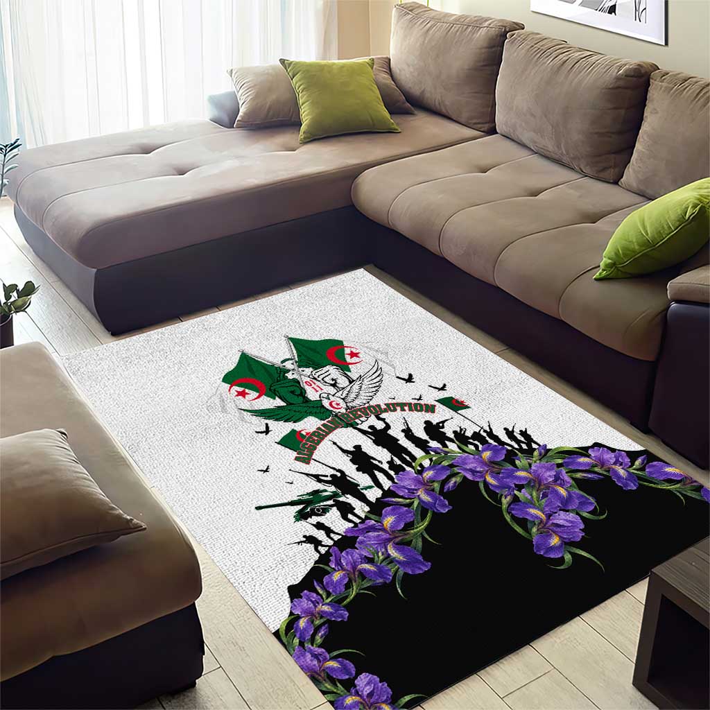 Algeria Revolution Day Area Rug Algerian Flag Patriot - Glorious Martyrs