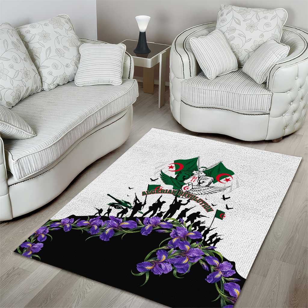 Algeria Revolution Day Area Rug Algerian Flag Patriot - Glorious Martyrs
