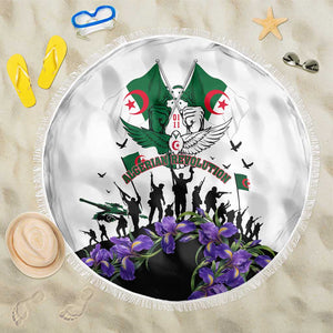 Algeria Revolution Day Beach Blanket Algerian Flag Patriot - Glorious Martyrs