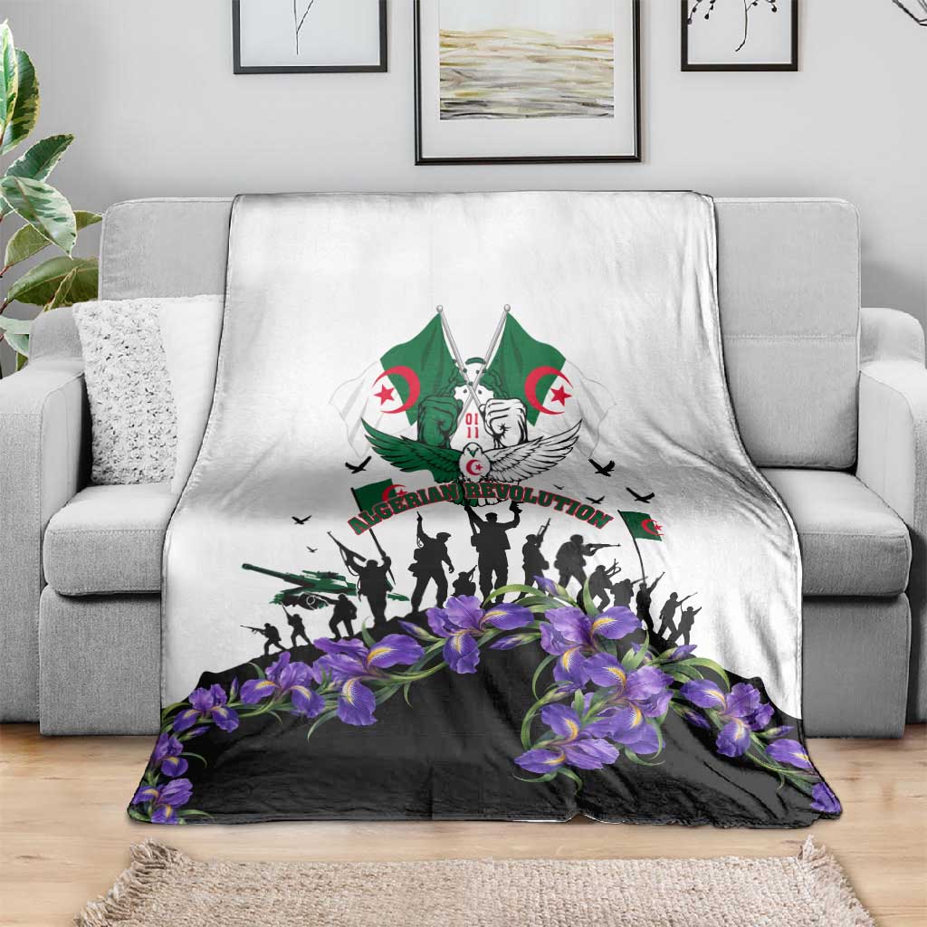 Algeria Revolution Day Blanket Algerian Flag Patriot - Glorious Martyrs