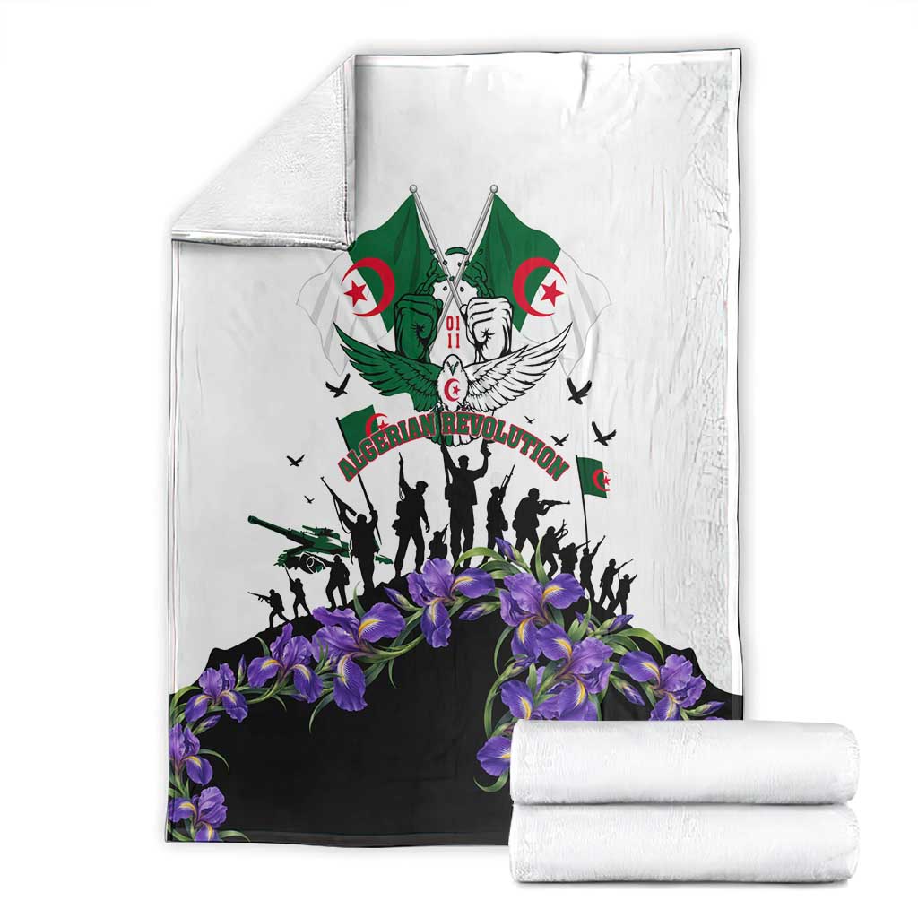 Algeria Revolution Day Blanket Algerian Flag Patriot - Glorious Martyrs