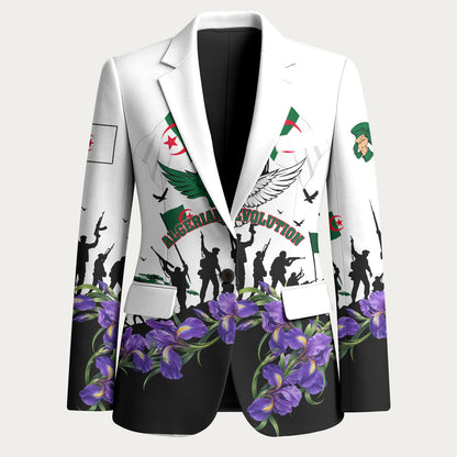 Algeria Revolution Day Blazer Algerian Flag Patriot - Glorious Martyrs