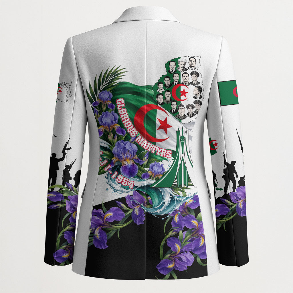 Algeria Revolution Day Blazer Algerian Flag Patriot - Glorious Martyrs