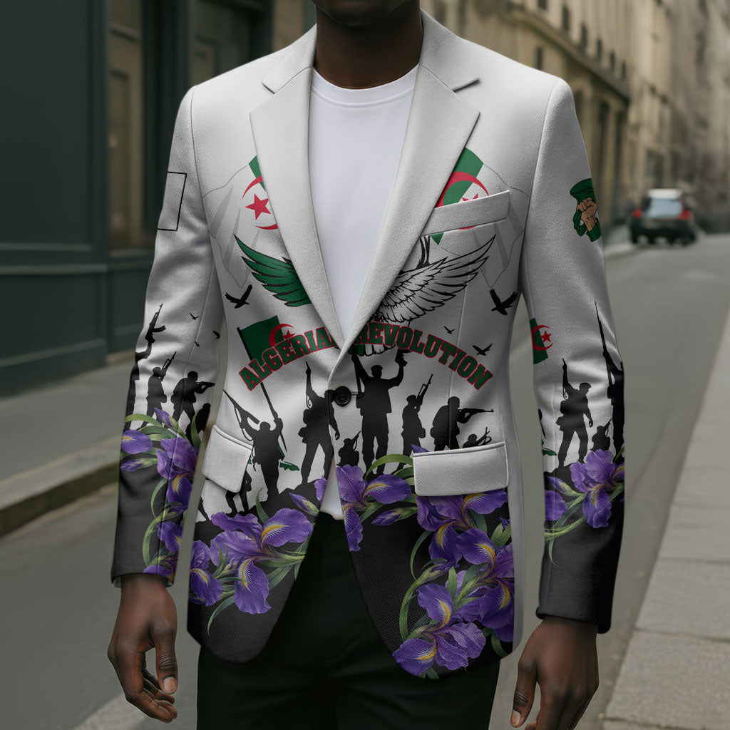 Algeria Revolution Day Blazer Algerian Flag Patriot - Glorious Martyrs