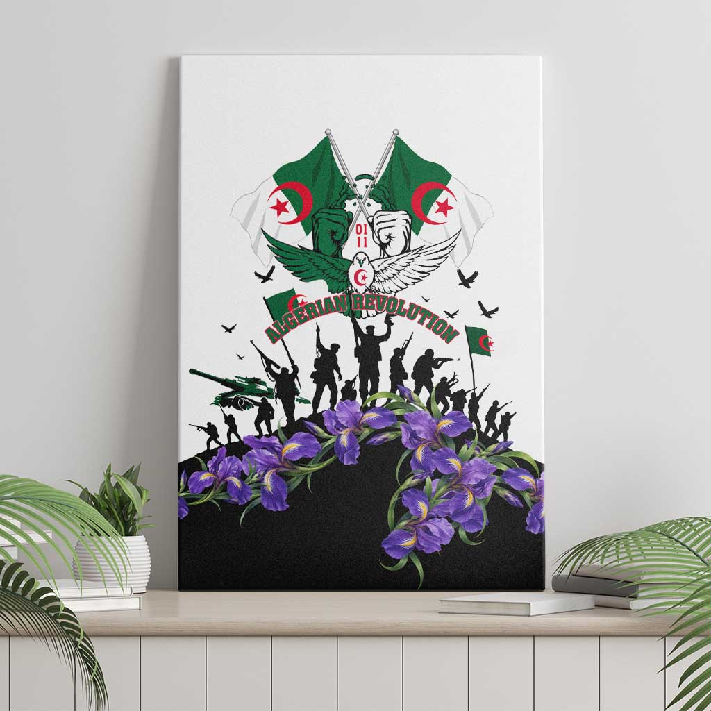 Algeria Revolution Day Canvas Wall Art Algerian Flag Patriot - Glorious Martyrs