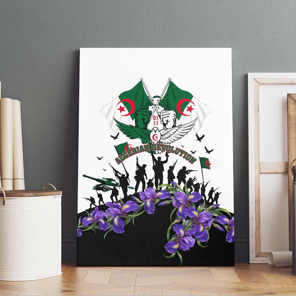Algeria Revolution Day Canvas Wall Art Algerian Flag Patriot - Glorious Martyrs