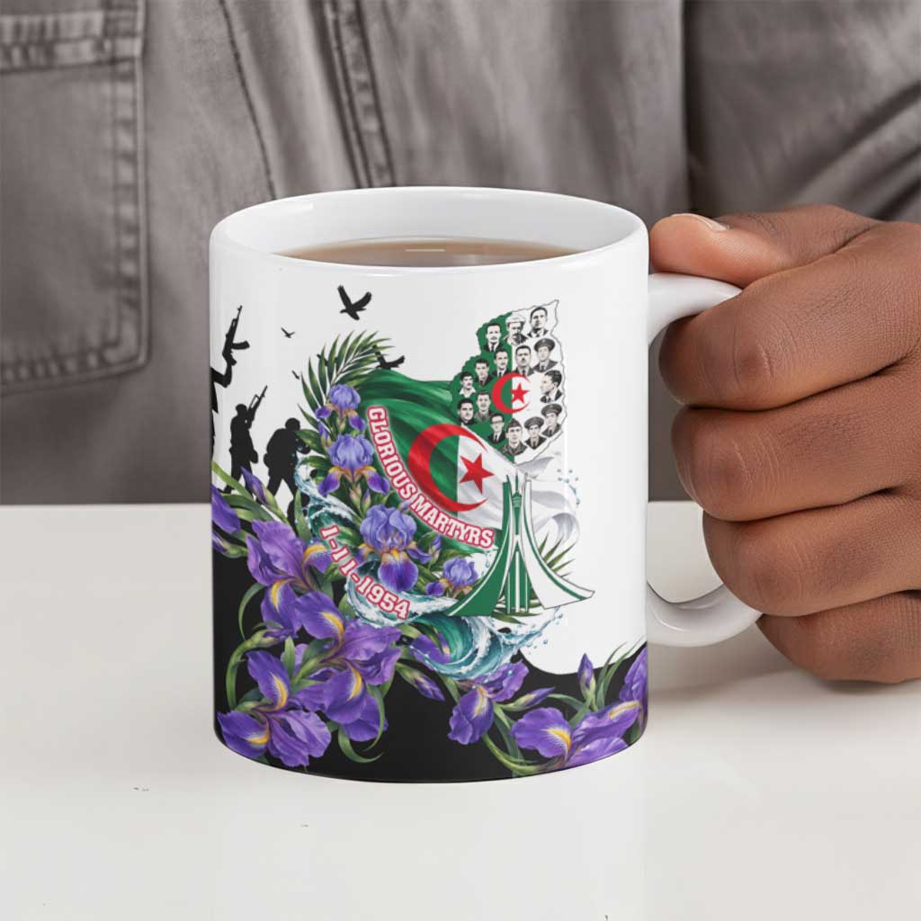 Algeria Revolution Day Ceramic Mug Algerian Flag Patriot - Glorious Martyrs