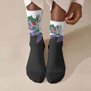 Algeria Revolution Day Crew Socks Algerian Flag Patriot - Glorious Martyrs