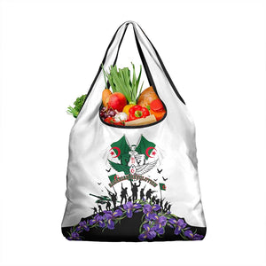 Algeria Revolution Day Grocery Bag Algerian Flag Patriot - Glorious Martyrs