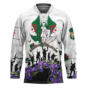Algeria Revolution Day Hockey Jersey Algerian Flag Patriot - Glorious Martyrs