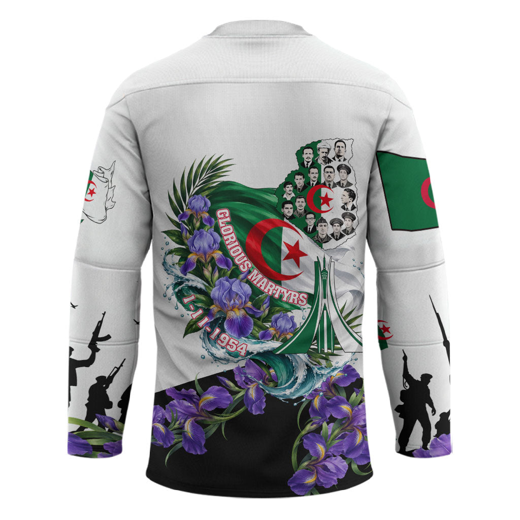 Algeria Revolution Day Hockey Jersey Algerian Flag Patriot - Glorious Martyrs
