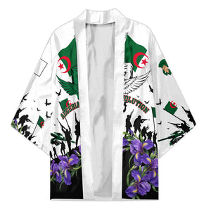 Algeria Revolution Day Kimono Algerian Flag Patriot - Glorious Martyrs