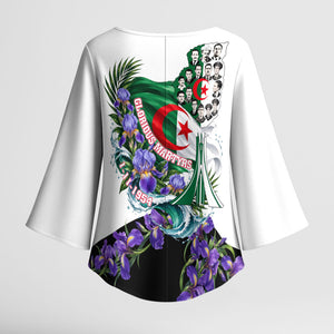 Algeria Revolution Day Kimono Sleeve Blouse Algerian Flag Patriot - Glorious Martyrs