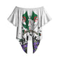 Algeria Revolution Day Off Shoulder Wrap Waist Top Algerian Flag Patriot - Glorious Martyrs