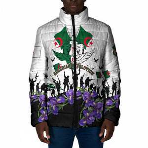 Algeria Revolution Day Padded Jacket Algerian Flag Patriot - Glorious Martyrs