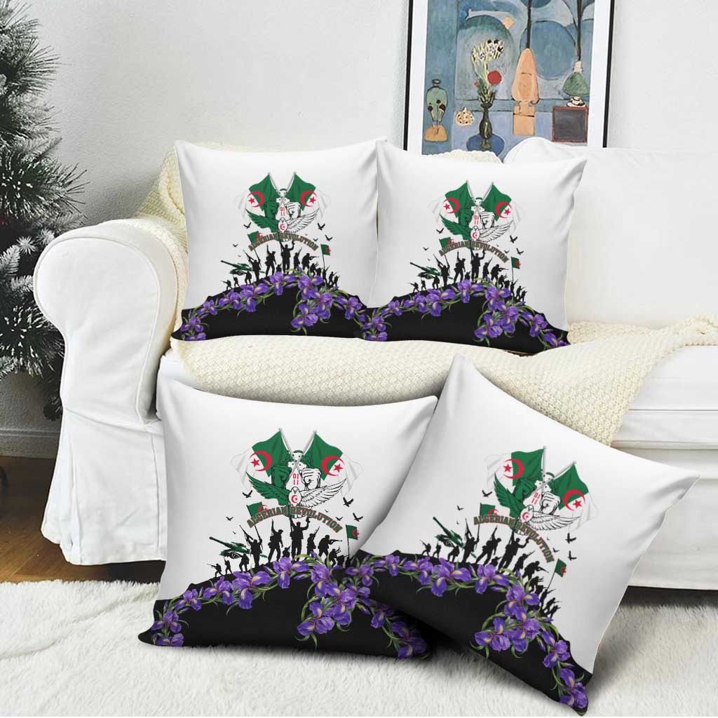 Algeria Revolution Day Pillow Cover Algerian Flag Patriot - Glorious Martyrs