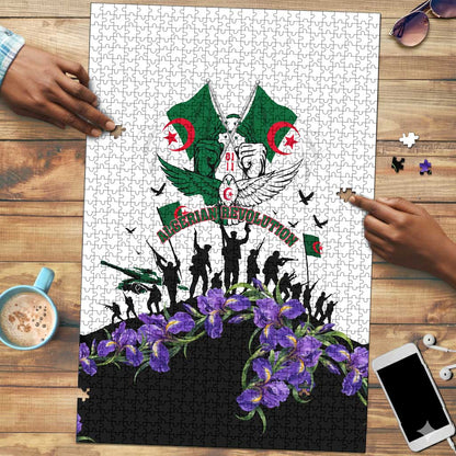 Algeria Revolution Day Puzzle Algerian Flag Patriot - Glorious Martyrs