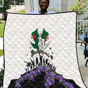 Algeria Revolution Day Quilt Algerian Flag Patriot - Glorious Martyrs