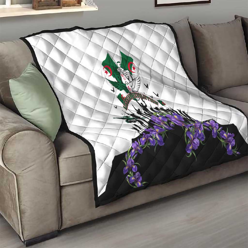 Algeria Revolution Day Quilt Algerian Flag Patriot - Glorious Martyrs