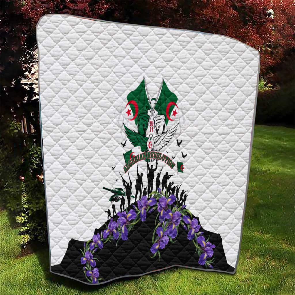 Algeria Revolution Day Quilt Algerian Flag Patriot - Glorious Martyrs