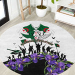 Algeria Revolution Day Round Carpet Algerian Flag Patriot - Glorious Martyrs