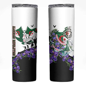 Algeria Revolution Day Skinny Tumbler Algerian Flag Patriot - Glorious Martyrs